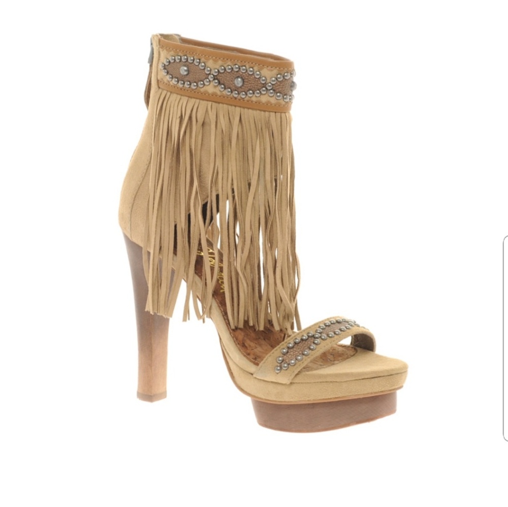 Host Pick!!!!! Edelman Warren Platform Fringe Heel